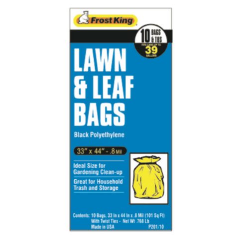 Frost King CB3250/50 Boxed Heavy Duty Contractor Clean 50 Bags Black 32 x 50 x 3 mil 
