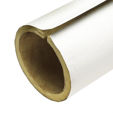 Pre-Slit Tubular Fiberglass Pipe Cover with Self-Sealing Jackets