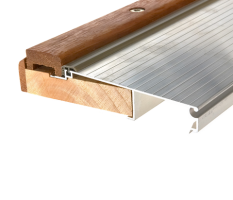 Adjustable Aluminum and Oak Sill Threshold  Product Image