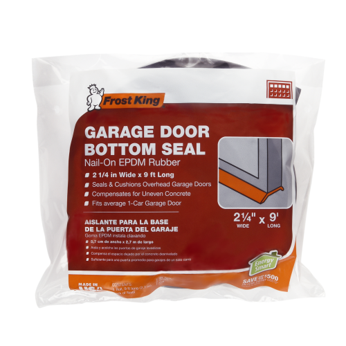 Epdm Rubber Garage Door Bottom Kit, How To Install Frost King Garage Door Bottom Seal