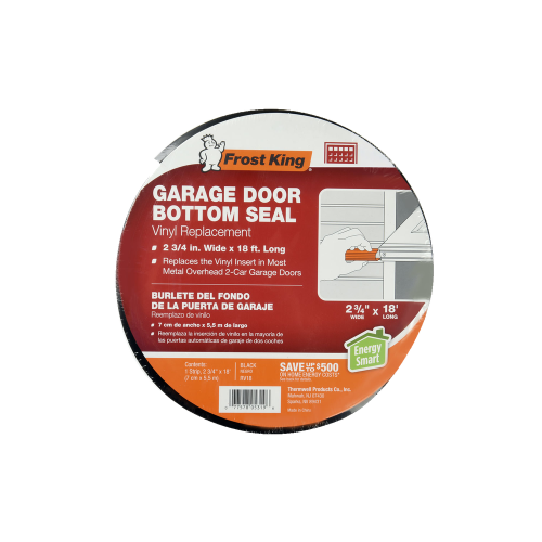 Vinyl Garage Door Bottom Weatherseal, How To Install Frost King Garage Door Top And Side Seal Kit