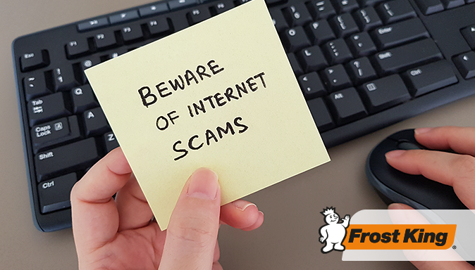 Beware of Counterfeit Frost King Web Sites Tip Image