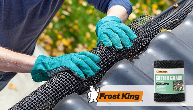 Guard Your Gutters Frost King Weatherization Products - Install Gutter Guards Diy